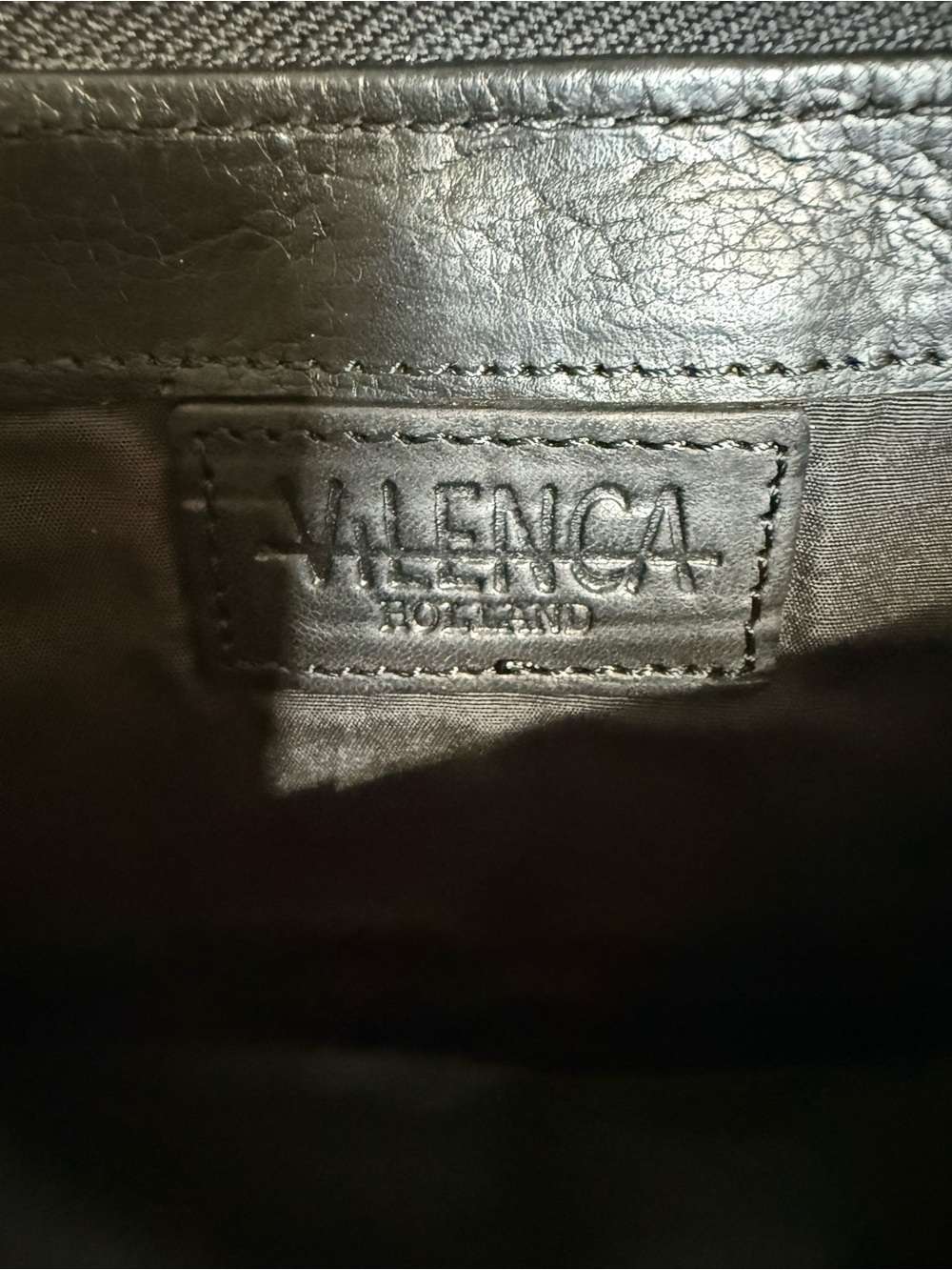 Vilenca Holland new Black buttery Leather Zip-Around Wristlet Wallet - Picture 4 of 5